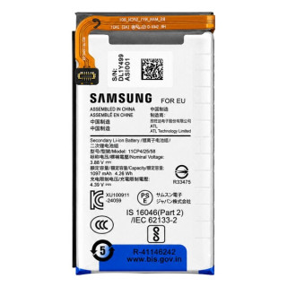 Baterie pentru Samsung Galaxy Z Flip7 FE / SM-F761, main, originală, 1097 mAh Baterie pentru Samsung Galaxy Z Flip7 FE / SM-F761, main, originală, 1097 mAh