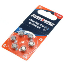 Baterie pentru aparate auditive Rayovac PR48 / HA13, 6 bu