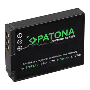 Baterie EN-EL12 pentru Nikon Coolpix S620 / S640 / S1000 / S8000, 1100 mAh