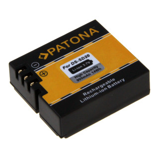 Baterii DS-SD20 pentru Rollei Bullet 3S / 4S / 5S, 900 mAh