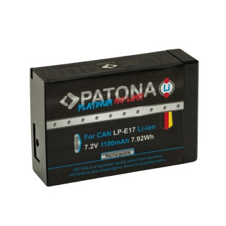 Baterie LP-E17 pentru Canon EOS 750D / M3 / M5 / M6, complet decodata, 1100 mAh