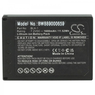 Baterie BLX-1 pentru Olympus OM System OM-1, 1600 mAh