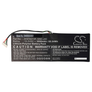 Baterie pentru Gigabyte P34G / P34W / P34F / P34K, 3950 mAh