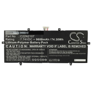 Baterie pentru Asus ZenBook 14 OLED UX3402QA / UX3402ZA / UX4302ZA, C22N2107, 9600 mAh