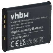 Baterie NP-BK1 pentru Sony CyberShot DSC-S750 / DSC-S950 / DSC-W370, 600 mAh