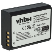 Baterie LP-E10 pentru Canon EOS 1100 / EOS 1100D / Kiss X50, 800 mAh