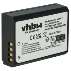 Baterie LP-E10 pentru Canon EOS 1100 / EOS 1100D / Kiss X50, 800 mAh