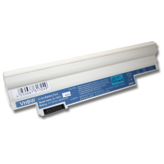 Baterie pentru Acer Aspire One 522 / 722 / D255 / D255E / D257, alba, 4400 mAh