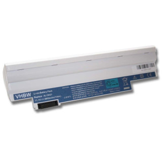 Baterie pentru Acer Aspire One 522 / 722 / D255 / D255E / D257, alba, 6600 mAh