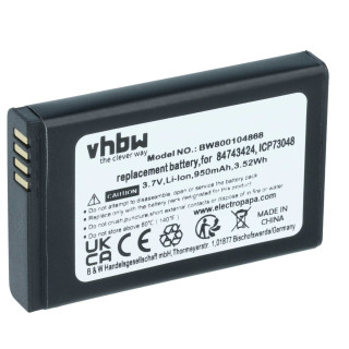 Baterie pentru Polycom 5020 / Spectralink 5020, 84743424, 950 mAh