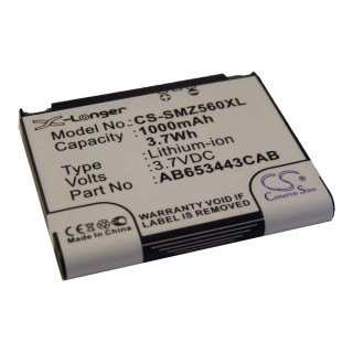 Baterie pentru Samsung SGH-A700 / SGH-M810 / SGH-Z560, 1000 mAh
