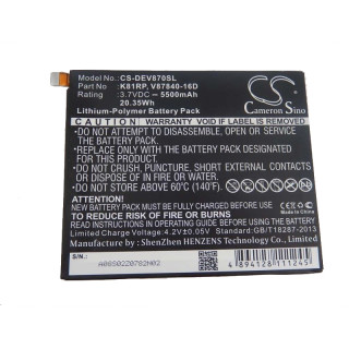 Baterie pentru Dell Venue 8 7000 / Venue 8 7840, 5500 mAh