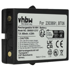 Baterie pentru Danfoss TM60 / TM61 / TM62, 2303691, 600 mAh