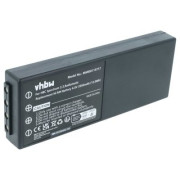 Baterie pentru HBC Radiomatic BA210040 / BA211060, neagră,  2000 mAh