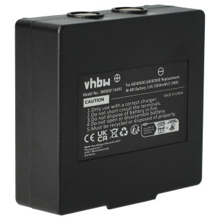 Baterie pentru Abitron Mini / Hetronic FBH300 / Komatsu FBH300, 68300600, 2000 mAh