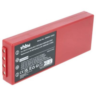 Baterie pentru HBC Radiomatic BA210040 / BA211060, roșu,  2000 mAh