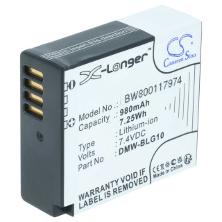 Baterie DMW-BLG10 / DMW-BLE9 pentru Panasonic Lumix DMC-GF3 / DMC-GF6 / DMC-TZ81, 980 mAh Baterie DMW-BLG10 / DMW-BLE9 pentru Panasonic Lumix DMC-GF3 / DMC-GF6 / DMC-TZ81, 980 mAh