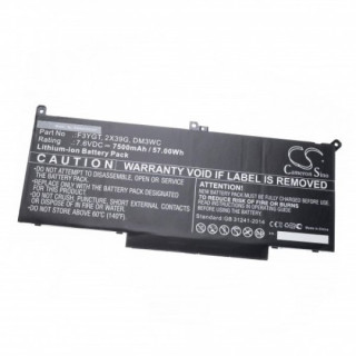 Baterie pentru Dell Latitude 7280 / 7290 / 7380 / 7390, 7.6 V, 7500 mAh Baterie pentru Dell Latitude 7280 / 7290 / 7380 / 7390, 7.6 V, 7500 mAh
