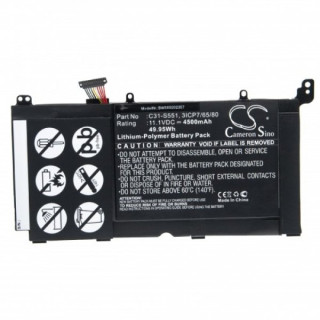 Baterie pentru Asus K551 / R553 / S551, B31N1336, 4500 mAh