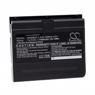 Baterie pentru Clevo X8100, 4400 mAh