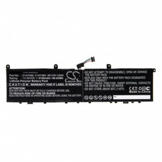 Baterie pentru Lenovo Thinkpad P1 / X1 Extreme, 5150 mAh Baterie pentru Lenovo Thinkpad P1 / X1 Extreme, 5150 mAh