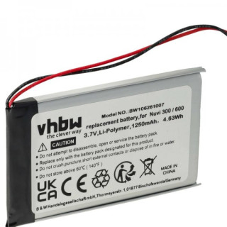 Baterie pentru Garmin Nüvi 300 / 350 / 600 / 680, 1250 mAh