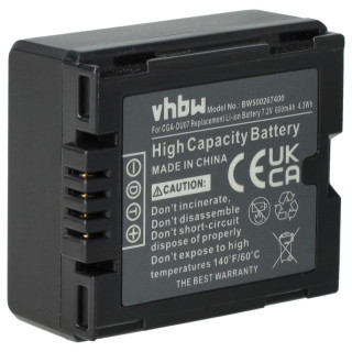 Baterie CGA-DU14 / CGA-DU21 pentru Panasonic NV-GS10 / PV-GS50 / VDR-M30, 600 mAh Baterie CGA-DU14 / CGA-DU21 pentru Panasonic NV-GS10 / PV-GS50 / VDR-M30, 600 mAh