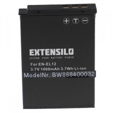 Baterie EN-EL12 pentru Nikon Coolpix S620 / S640 / S1000 / S8000, 1000 mAh Baterie EN-EL12 pentru Nikon Coolpix S620 / S640 / S1000 / S8000, 1000 mAh