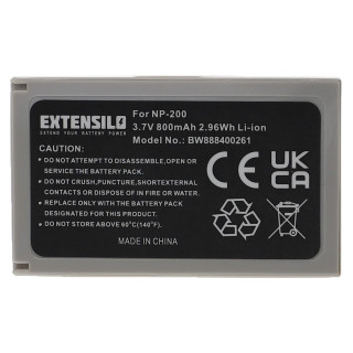 Baterie NP-200 pentru Minolta Dimage X / Xg / Xi / Xt / Z, 800 mAh Baterie NP-200 pentru Minolta Dimage X / Xg / Xi / Xt / Z, 800 mAh
