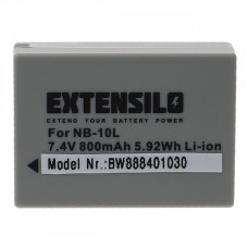 Baterie NB-10L pentru Canon PowerShot SX40 / SX50 / G10, 800 mAh