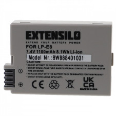 Baterie LP-E8 pentru Canon EOS 550D / EOS 600D / EOS 650D / EOS 700D, 1100 mAh Baterie LP-E8 pentru Canon EOS 550D / EOS 600D / EOS 650D / EOS 700D, 1100 mAh