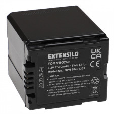 Baterii VW-VBG260 pentru Panasonic HDC-SD1 / HDC-HS100 / HDC-SD100 / HDC-SD707, 2500 mAh