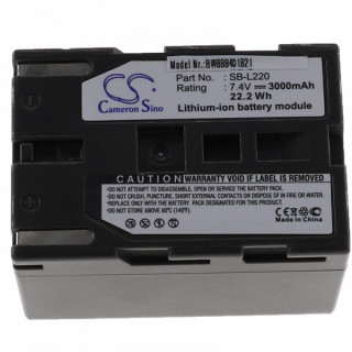 Baterie SB-L220 pentru Samsung SC-D130 / VP-D20 / VP-D75, 3000 mAh Baterie SB-L220 pentru Samsung SC-D130 / VP-D20 / VP-D75, 3000 mAh