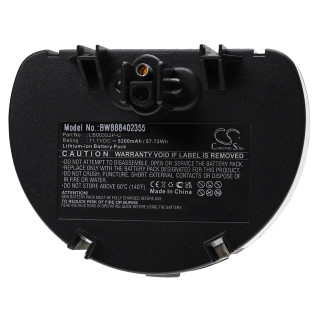 Baterie pentru Water Tech Pool Blaster Pro 900 / Precision 2.0 Li, LB003S2P-C, 5200 mAh