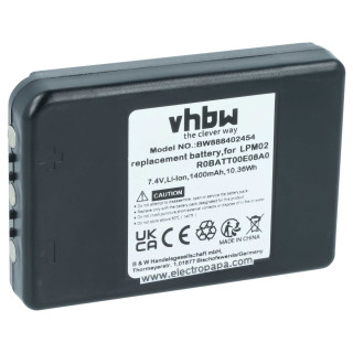 Baterie pentru Autec AJM / DJS / FJM, LPM02, 1400 mAh