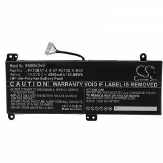 Baterie pentru Clevo PA70HS / PA71HS, 4200 mAh