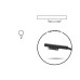 Încărcător pentru laptopuri Microsoft Surface Pro 3 / 4 / 5 / 6 / 7, 65W / 15V / 4A, 1706