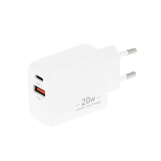 Încărcător / adaptor USB-A / USB-C, GaN, PD, 20 W Încărcător / adaptor USB-A / USB-C, GaN, PD, 20 W