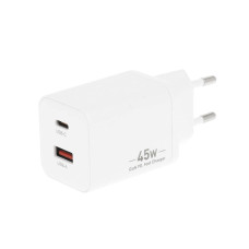 Încărcător / adaptor USB-A / USB-C, GaN, PD, 45W