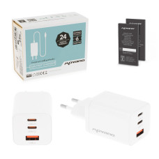 Încărcător / adaptor USB-A / USB-C, GaN, PD, 65 W