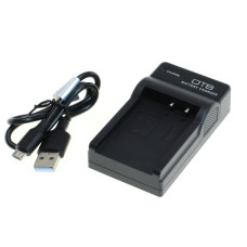 Incarcator baterie Fuji NP-50 / Kodak KLIC-7004 / Pentax D-Li68 / D-Li122, MicroUSB