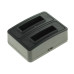 Incarcator baterie Actionpro X7 / ISAW A1 / A2 Ace / A3 / Extreme, dublu, MicroUSB