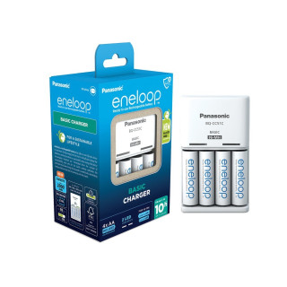 Incarcător pentru baterii NiMH Panasonic BQ-CC51E și 4 baterii Eneloop AA