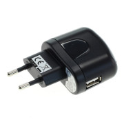 Incarcator / adaptor USB, universal, negru, 1A