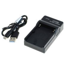 Incarcator baterie Sony NP-FM50 / NP-FM70 / NP-FM90 / NP-FM500H, MicroUSB