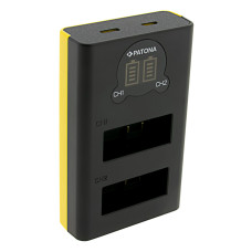 Incarcator baterie GoPro Hero 13, MicroUSB, dublu