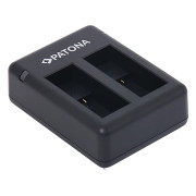 Incarcator baterie GoPro Hero 9, MicroUSB, dublu