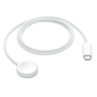 Stație de încărcare pentru Apple Watch, USB-C, 2m, originală, alba