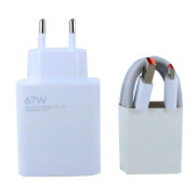 Încărcător pentru telefoane Xiaomi MDY-12-EH  cu cablu USB-C, original, 67W