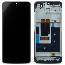 Sticlă și ecran LCD pentru Nokia 2.4, original (OEM), negru